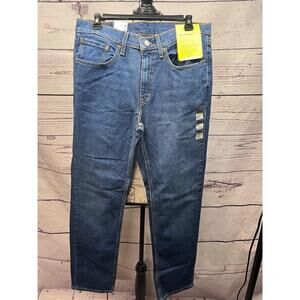 NWT Levi Strauss 514 Straight Dark Wash Jeans Unisex‎ Size 32x32